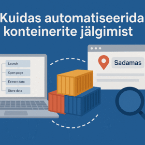 Read more about the article Kuidas automatiseerisime konteinerite jälgimise