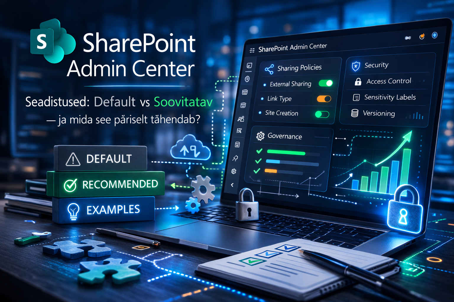 Read more about the article SharePoint Admin Center seadistused: mis on vaikimisi, mis on soovitatav ja mida peaks iga organisatsioon teadma?